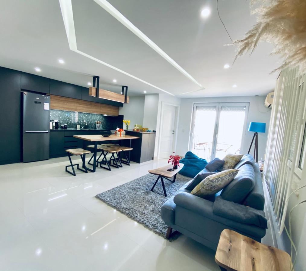 Aqua Blue Lakeview Apartment Ohrid Pestani Kültér fotó